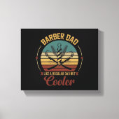Barber Dad Canvas Afdruk (Voorkant)
