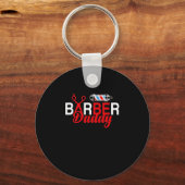 Barber Daddy Sleutelhanger (Voorkant)