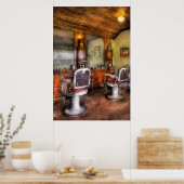 Barber - de Barberwinkel II Poster (Keuken)