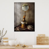 Barber - de ochtendscheerbeurt poster (Keuken)