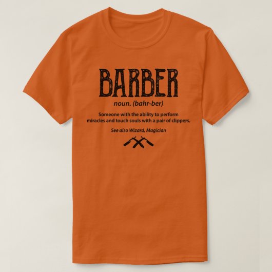 Barber Definition Barber Classic TShirt (Design voorkant)
