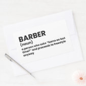 Barber Definition Sticker Gift (Envelop)
