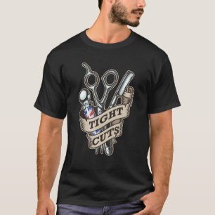 Barber Design Mannen Hairdresser Haarstylist Barbe T-shirt