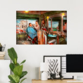 Barber - Een trim krijgen 1942 Poster (Thuiskantoor)