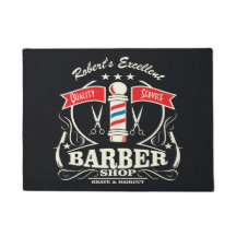 Barber Entrance Grey Deurklep