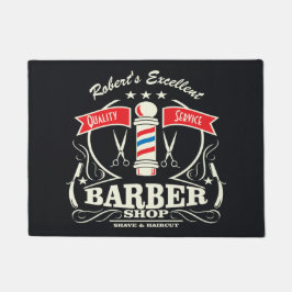 Barber Entrance Grey Deurklep Deurmat