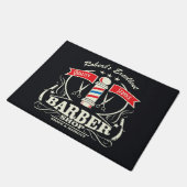 Barber Entrance Grey Deurklep Deurmat (Schuin)