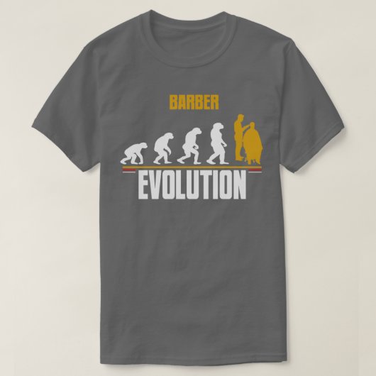 Barber Evolution Classic TShirt (Design voorkant)