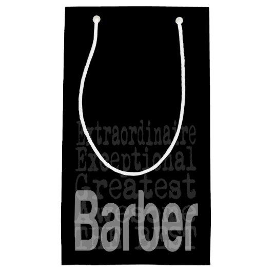 Barber Extraordinaire Klein Cadeauzakje (Voorkant)