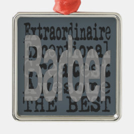 Barber Extraordinaire Metalen Ornament