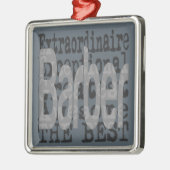 Barber Extraordinaire Metalen Ornament (Links)