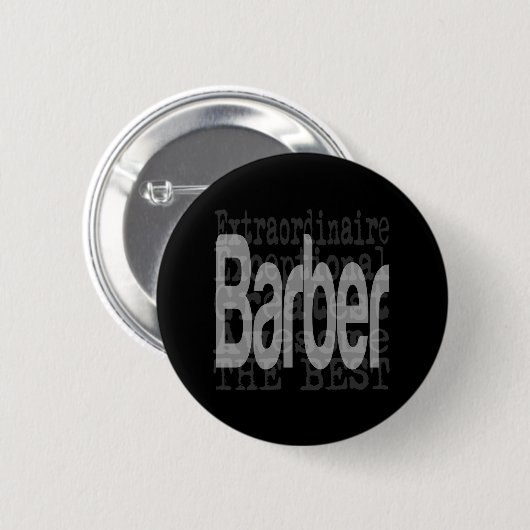Barber Extraordinaire Ronde Button 5,7 Cm (Voorkant /achterkant)