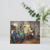 Barber - Familie 1942 Briefkaart (Staand voorkant)