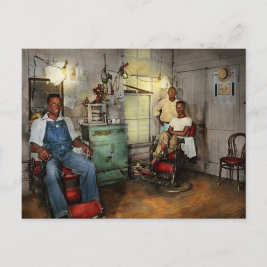 Barber - Familie 1942 Briefkaart (Voorkant)