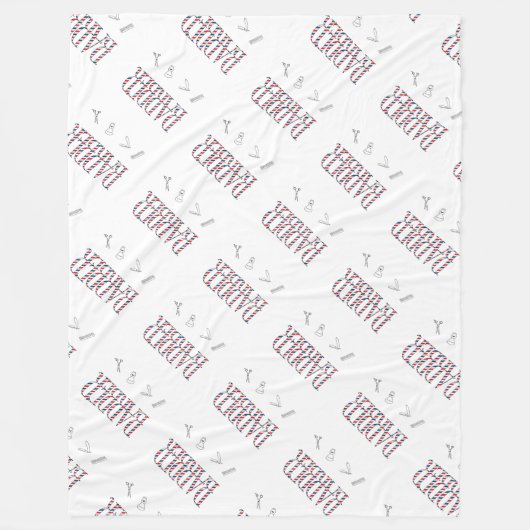 Barber Fleece Deken (Voorkant)