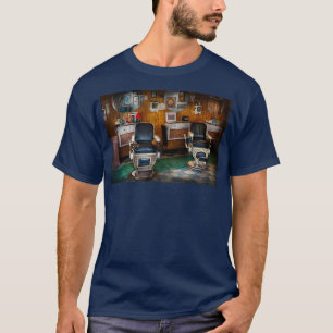 Barber Frenchtown NJ Twee oude barberstoelen T-shirt