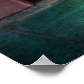 Barber - Frenchtown, NJ - Twee oude kappersstoelen Poster (Hoek)