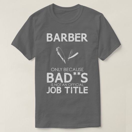 Barber Funny Design for Gift 5 T-shirt (Design voorkant)