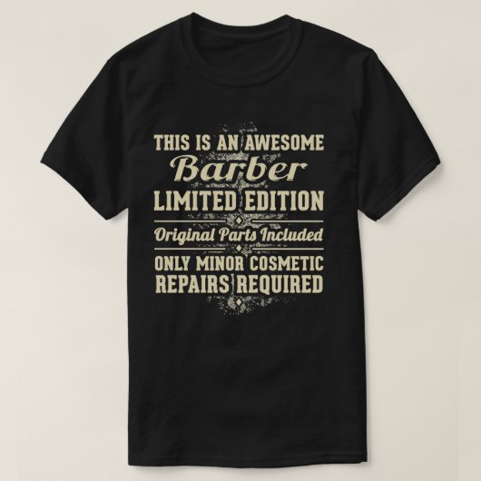 Barber Funny Job Gift 2 T-shirt (Design voorkant)