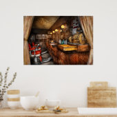 Barber - gesloten op zondag poster (Keuken)