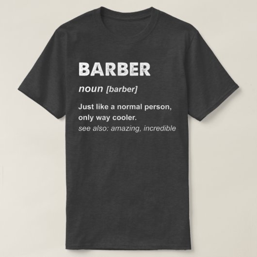 Barber Gift Classic TShirt (Design voorkant)