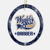 Barber Gift Ornament (Links)