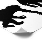 Barber haarstaarster poster (Hoek)