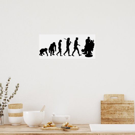 Barber haarstaarster poster (Keuken)