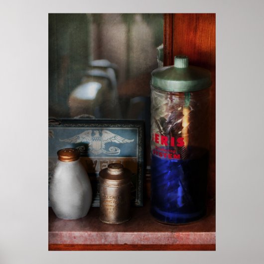 Barber - Haaruitsnijapparatuur Poster (Voorkant)