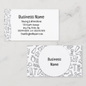 Barber Hair Dresser Stylist Visitekaartje (Voorkant / Achterkant)