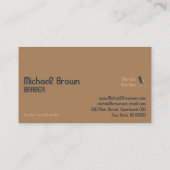 Barber Hair Salon kinder mannen vrouwen Visitekaartje (Achterkant)