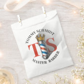 Barber Hair Shop King Crown Barber Pole Hair Salon Bedankzakje (Geknipt)