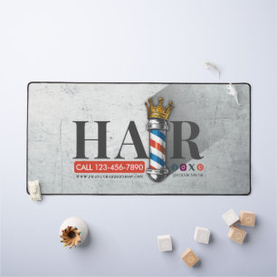 Barber Hair Shop King Crown Barber Pole Hair Salon Bureaumat