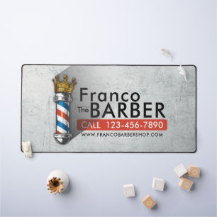 Barber Hair Shop King Crown Barber Pole Hair Salon Bureaumat