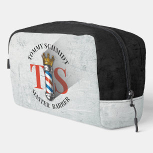 Barber Hair Shop King Crown Barber Pole Hair Salon Toilettasje