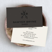 Barber Hair Stylist Schaar Donkerbruin Suede