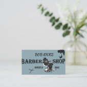 Barber Hair Stylist Visitekaartje (Staand voorkant)
