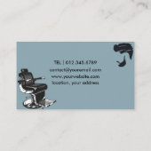 Barber Hair Stylist Visitekaartje (Achterkant)