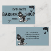 Barber Hair Stylist Visitekaartje (Voorkant / Achterkant)
