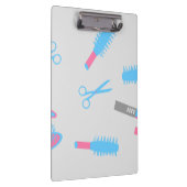 Barber Hairdresser Clipboard Klembord (Rechts)