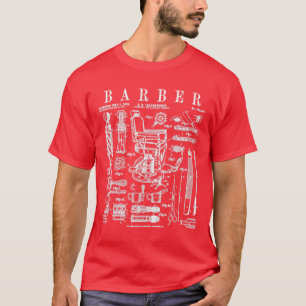 Barber Hairdresser Haarstylist Barbershop Vintage T-shirt