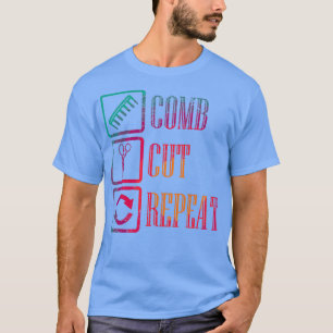 Barber Hairdresser Love Mustache Haircut Love T-shirt