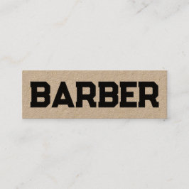 Barber Hairdresser QR Mini Visitekaartje