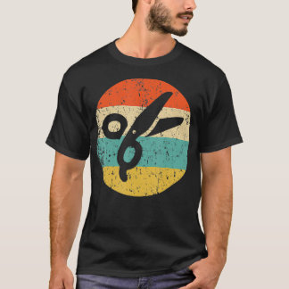Barber Hairdresser  Retro Scissors T-shirt