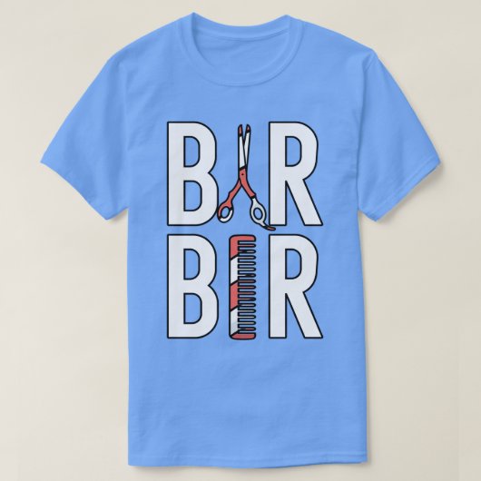 Barber Herren Friseur Barber Babier Barbershop Fri T-shirt (Design voorkant)
