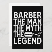 Barber Het Man 2024 Kaart (Voorkant / Achterkant)