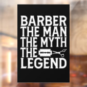 Barber Het Man 2024 Raamsticker (Vel 2)