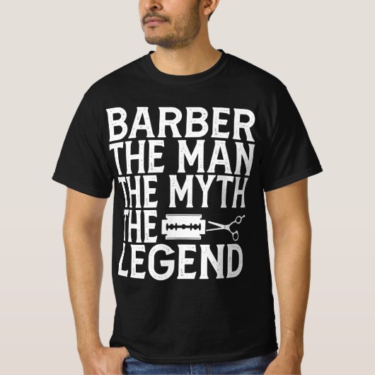 Barber Het Man 2024 T-shirt (Voorkant)
