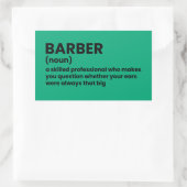 Barber Humor Definition Sticker (Tas)