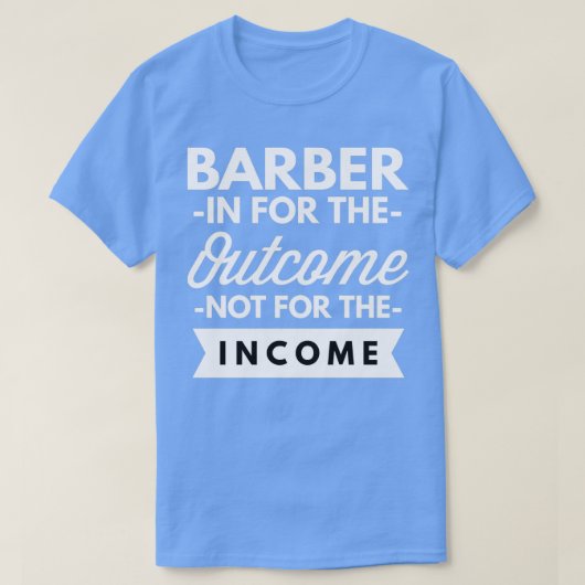 Barber in voor het resultaat t-shirt (Design voorkant)